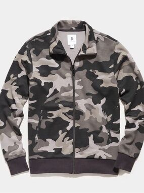 Flint Park Court Jacket NWT Black Camo Men’s Small